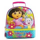 Dora the Explorer and Boots Girls Purple Dome School Lunchbox
