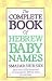 The Complete Book of Hebrew Baby Names