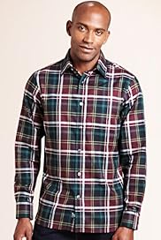 Blue Harbour Pure Cotton Bold Over Check Shirt