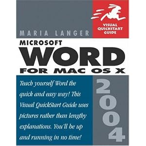 Microsoft Word 2004 for Mac OS X
