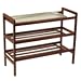 Mudroom Shoe Rack- Walnut