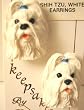 Shih Tzu - Dog Figurine Jewelry - Earrings