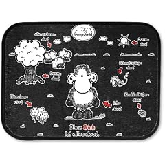 Sheepworld SWINN800 Sheepworld 4-teilig Auto-Fu�matten Set,Ohne Dich ist alles Doof.