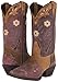 Laredo Womens Miss Kate Floral Tooled Inlay Snip Toe Casual Boots Mid Calf Mid Heel 2-3