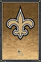 New Orleans Saints (Logo) Sports Poster Print - 24" X 36"
