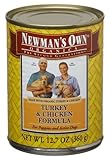 Newman's Own Organics Turkey & Chicken Formula For Puppies & Active Dogs, 12.7-Ounce Tins (Pack of 12)