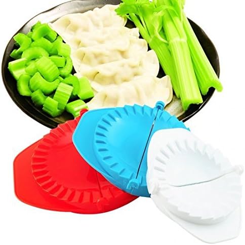 icarekit 3 PCS Dumpling Mold Ravioli Dumpling Empanada Dough Press Mold Large Medium Small Mould Maker