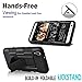 Desire 626s Case, Starshop Full Protection Dual Layers Hybird Case with Kickstand and Locking Belt Swivel Clip with Premium Screen Protector Black