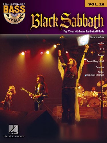 Black Sabbath: Bass Play-Along Volume 26 (Hal Leonard Bass Play-Along)