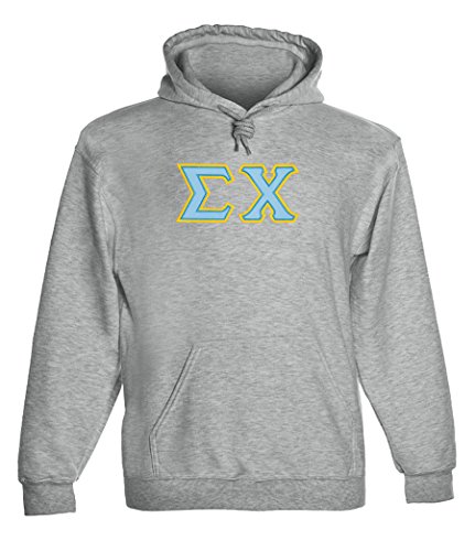 Sigma Chi Twill Letter Hoody by Fashion Greek