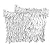 Fallen Leaves Feather Couch Cushion Cover Home Sofa Throw Pillow Case White 2Pcs