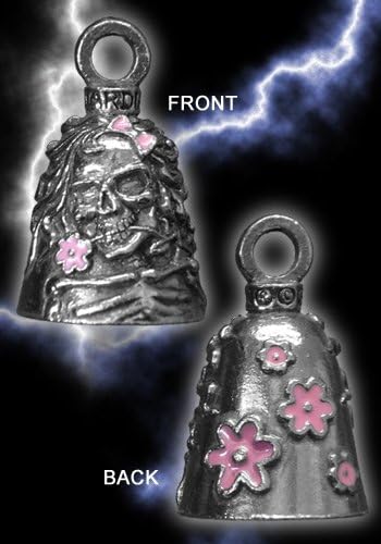 Lady Skull Guardian Biker Bell