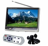 ポータブル液晶テレビ 7インチワイド FMトランスミッター内蔵【XM-7050】
