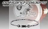 Oakland Raiders Titanium Core Sport Necklace NFL Celebration Sale! Size 21 Inch