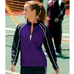 Women's Olympian Jacket, Purple/White/Black