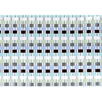 Vivo Placemat, Green, White, Blue, Grey