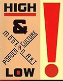 High and Low : Modern Art and Popular Culture