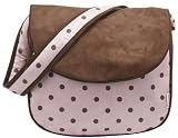 Hoohobbers Dots Pink Messenger Diaper Bag