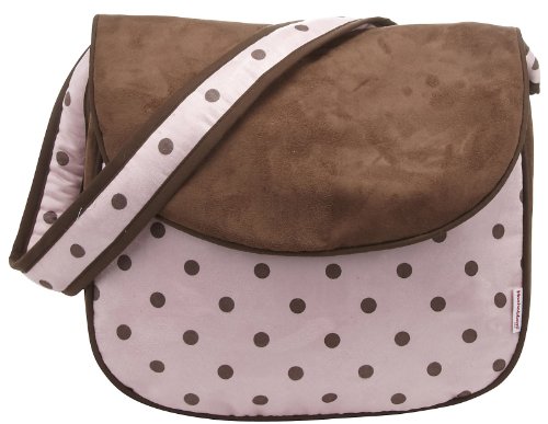 Hoohobbers Dots Pink Messenger Diaper Bag