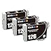 E-Z Ink Remanufactured Ink Cartridge Replacement for Epson 126 (3 Black) for Stylus NX330 NX430 Workforce 60 435 520 545 630 633 635 645 840 WF-3520 WF-3530 WF-3540 WF-7010 WF-7510 WF-7520 Printer