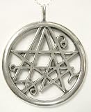 Sterling Silver Necronomicon Pendant [Jewelry]