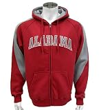 Alabama Crimson Tide Men's Varsity Full Zip Fleece Hoodie