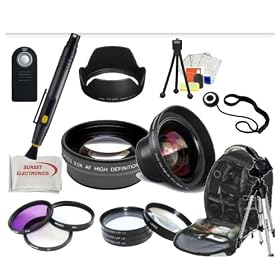 Outdoor Adventure Pro Package for Nikon D3X SLR Digital Camera Which has Any Of these (18-135mm, 18-105mm, 18-70mm, 16-85mm) Nikon Lenses