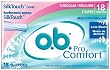 o.b. Pro Comfort Tampons, Multi-Pack , 18-Count Packages (Pack of 6)