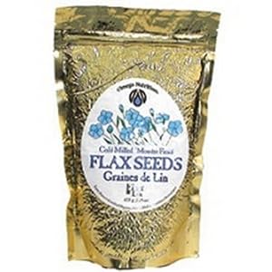 Omega Nutrition Cold Milled Flax Seeds, 15-Ounces by Omega