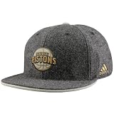 NBA adidas Detroit Pistons Gray Fashion Flat Bill Fitted Hat (7 1/4)