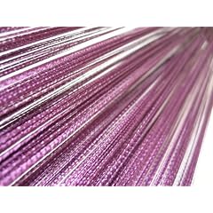 Fadenvorhang Fadengardine extra breit 140x250 cm lila violett