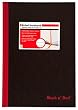 Mead Black n' Red Ruled Notebook, 11-3/4" x 8-1/4", Black, 96 sheets (D66174)