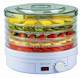 Andrew James Food Dehydrator With Adjustable Temperature Control - 5 Levels