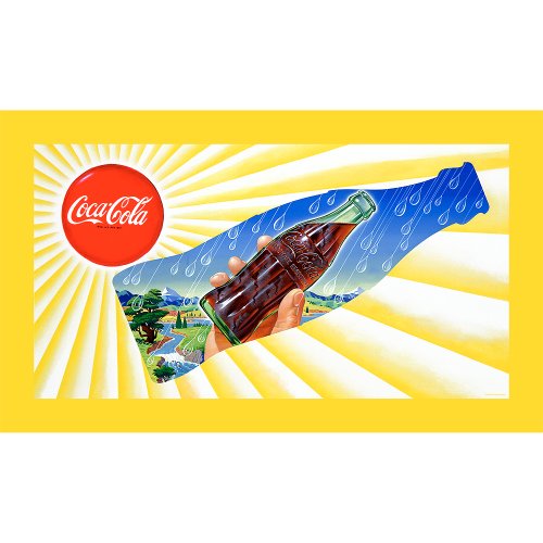 Trademark Sun & Rain Coke Bottle-15x28 -Inch Stretched Canvas Print