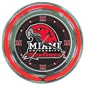 Miami University Neon Clock - 14"