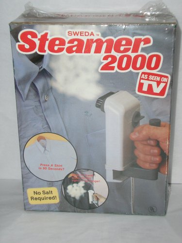 Garment and Fabric Steamer 2000, No Salt Required, As Seen on Tv