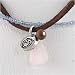 Jewelry : life is good Kerrie Choker Necklace with Leather and Blue Glass Beads, #kerrie_blue_