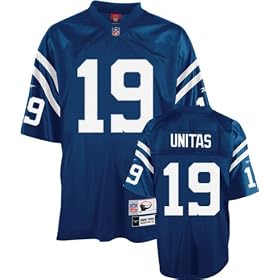 Johnny Unitas Baltimore Colts Youth EQT Replithentic Throwback Jersey