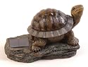 Pine Top 502-0001 Decorative Solar Turtle Night Light with Amber LED