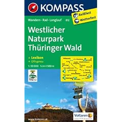 Westlicher Naturpark Th�ringer Wald 1 : 50 000: Wanderkarte mit Kurzf�hrer, Radwegen und Loipen. GPS-genau