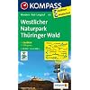 Westlicher Naturpark Th�ringer Wald 1 : 50 000: Wanderkarte mit Kurzf�hrer, Radwegen und Loipen. GPS-genau