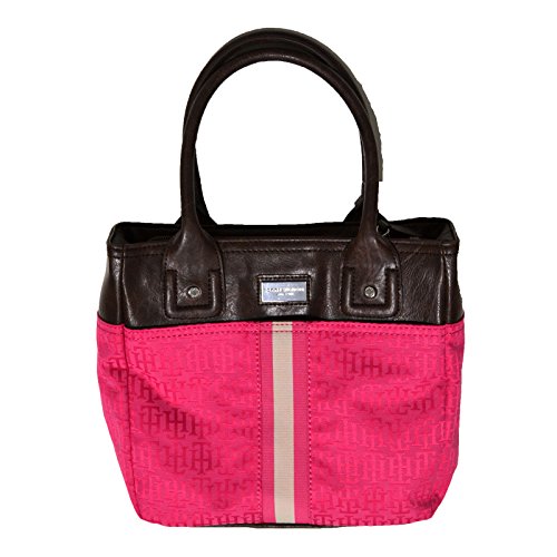 Tommy Hilfiger Small Tommy Tote Handbag Purse Pink