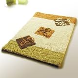 Naomi - [Beige Leaf] Luxury Home Rugs (19.7 by 31.5 inches)