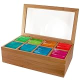 Bamboo Clear View Tea Chest