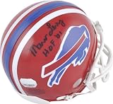 Marv Levy Buffalo Bills Autographed Throwback Mini Helmet with HOF 2001 Inscription