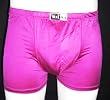 Magenta Microfiber Pouch Shorts
