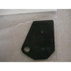 Norcold Inc. Refrigerators 61631430 Black Door Hinge Plate