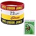 Ao Keer 4PCS 3D LeBron James Cavaliers Silicone Wristband Bracelet,4PCS Assorted Color