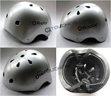 Youth Razor Aggressive Helmet - Matte Silver