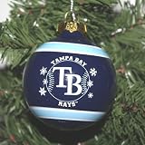 Tampa Bay Rays 2011 Snowflake Glass Ball Ornament